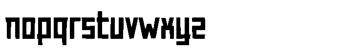 Tropinique Regular Font LOWERCASE