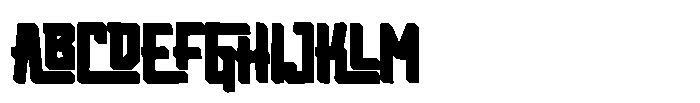 Tropinique Volume Font UPPERCASE