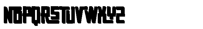 Tropinique Volume Font UPPERCASE