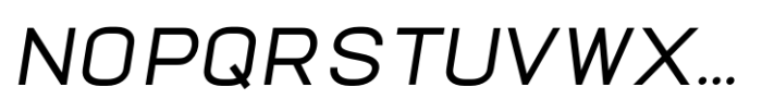 Tros Italic Font LOWERCASE