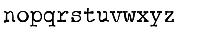Trovoada Mono Condensed Font LOWERCASE