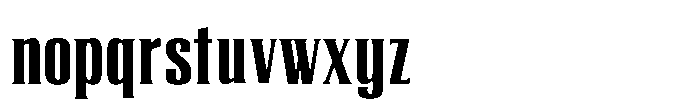 Trt Briged TRT BRIGED Extra Bold Font LOWERCASE
