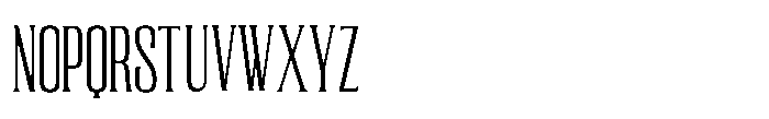 Trt Briged TRT BRIGED Extra Light Font UPPERCASE