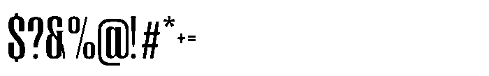 Trt Briged TRT BRIGED Medium Font OTHER CHARS
