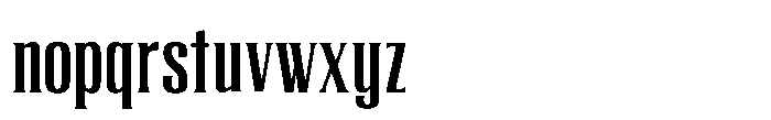 Trt Briged TRT BRIGED Semi Bold Font LOWERCASE