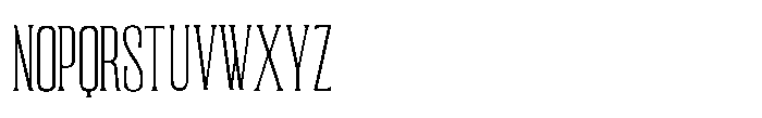 Trt Briged TRT BRIGED Thin Font UPPERCASE