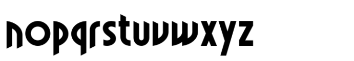Trucide Cut Bold Font LOWERCASE