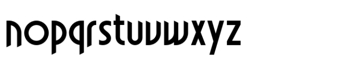 Trucide Cut Regular Font LOWERCASE