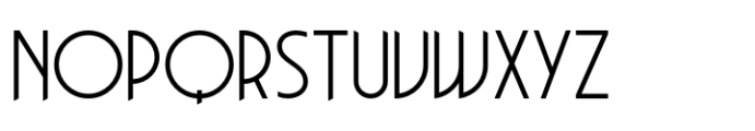 Trucide Cut Thin Font UPPERCASE