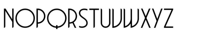 Trucide Rd Thin Font UPPERCASE