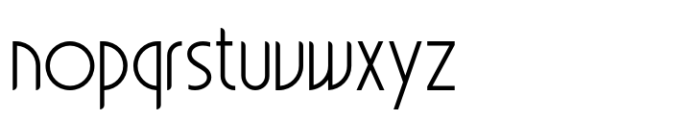 Trucide Rd Thin Font LOWERCASE