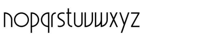Trucide St Thin Font LOWERCASE