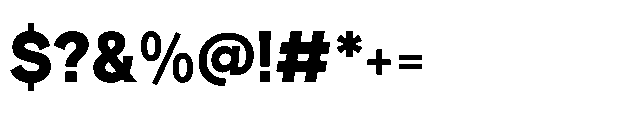True Arabic Black Font OTHER CHARS
