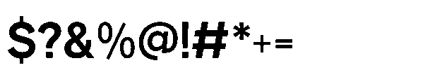 True Arabic Bold Font OTHER CHARS