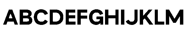 True Arabic Extrabold Font UPPERCASE