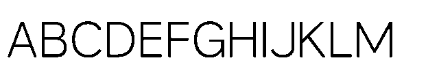True Arabic Light Font UPPERCASE