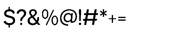 True Arabic Medium Font OTHER CHARS