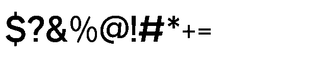 True Arabic Semibold Font OTHER CHARS