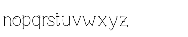 True Mama Regular Font LOWERCASE