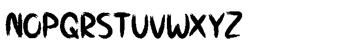 True Start Font UPPERCASE