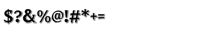 Truens two shadow Font OTHER CHARS
