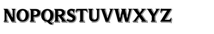 Truens two shadow Font LOWERCASE