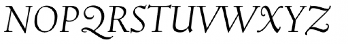 Truesdell Pro Italic Font UPPERCASE