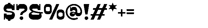 Truewild Regular Font OTHER CHARS