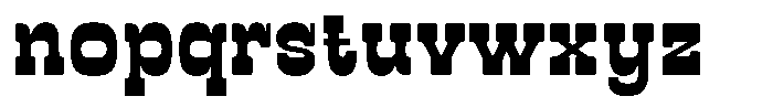 Truewild Regular Font LOWERCASE