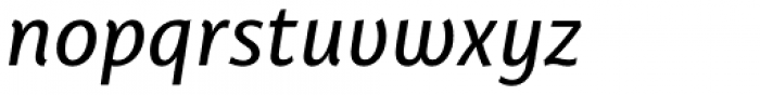 Trust Sans Alt Regular Italic Font LOWERCASE