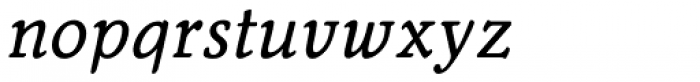 Trybuna Italic Font LOWERCASE
