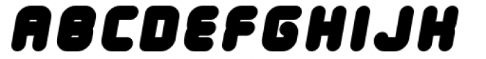 Tryptomene Black Oblique Font UPPERCASE