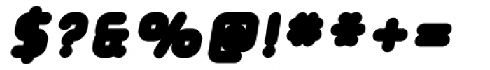 Tryptomene ExtraBold Oblique Font OTHER CHARS