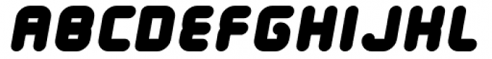 Tryptomene ExtraBold Oblique Font UPPERCASE