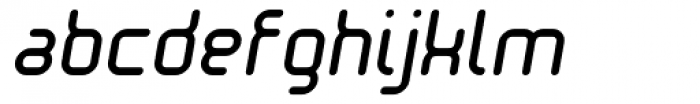 Tryptomene Light Oblique Font LOWERCASE