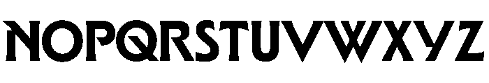 TRIALMosa Bold Font LOWERCASE