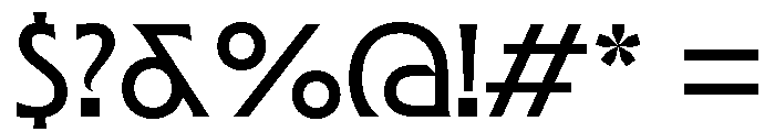 TRIALMosa Regular Font OTHER CHARS