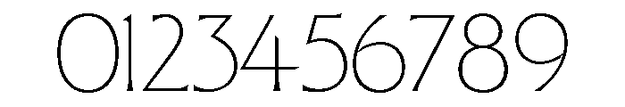 TRIALMosa Thin Font OTHER CHARS