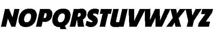 TRIALRing BlackItalic Font UPPERCASE