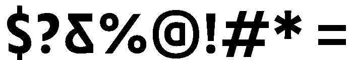 TRIALRing Bold Font OTHER CHARS