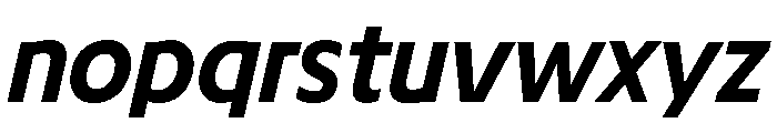 TRIALRing BoldItalic Font LOWERCASE