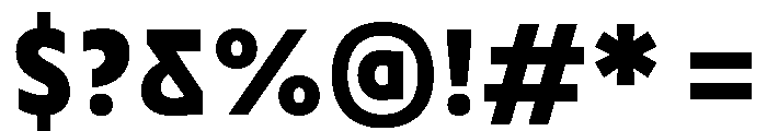 TRIALRing Extrabold Font OTHER CHARS