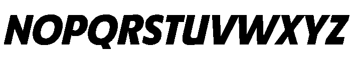 TRIALRing ExtraboldItalic Font UPPERCASE