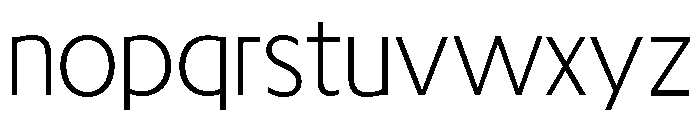 TRIALRing Extralight Font LOWERCASE