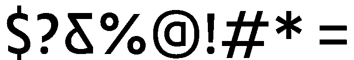 TRIALRing Regular Font OTHER CHARS