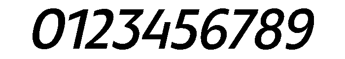 TRIALRing RegularItalic Font OTHER CHARS