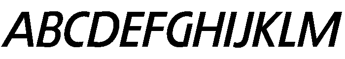 TRIALRing RegularItalic Font UPPERCASE