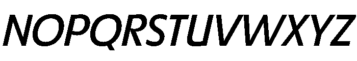 TRIALRing RegularItalic Font UPPERCASE