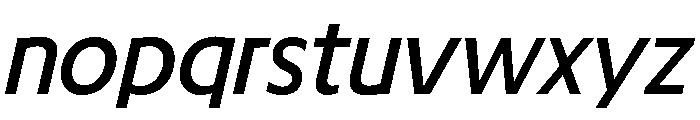 TRIALRing RegularItalic Font LOWERCASE