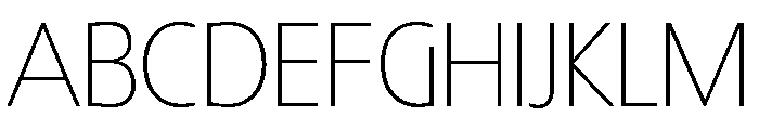 TRIALRing Thin Font UPPERCASE